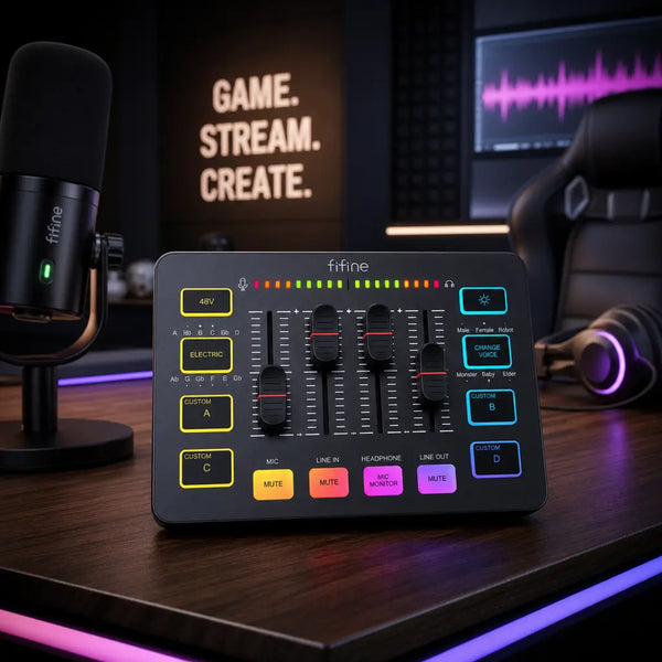 FIFINE AmpliGame SC3 Gaming-mikser