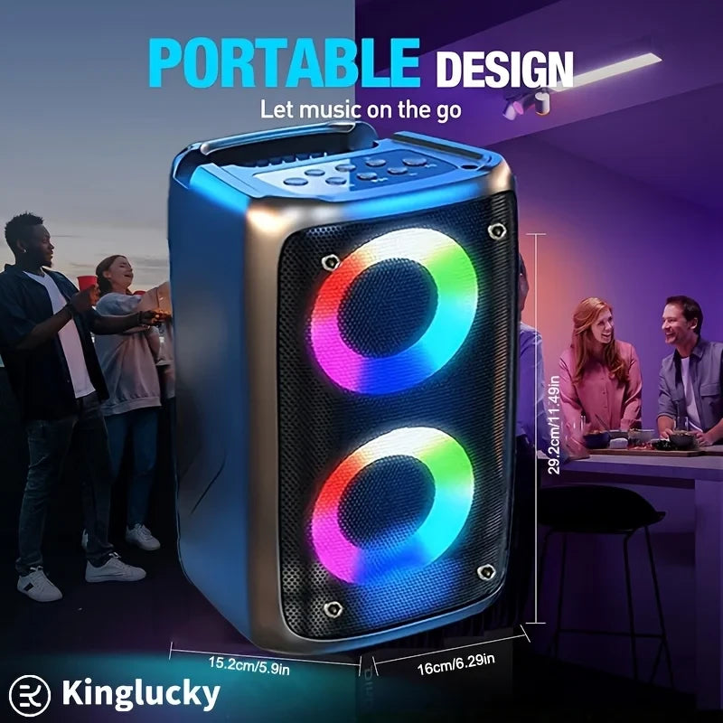 Trådløs Partyhøyttaler med Subwoofer