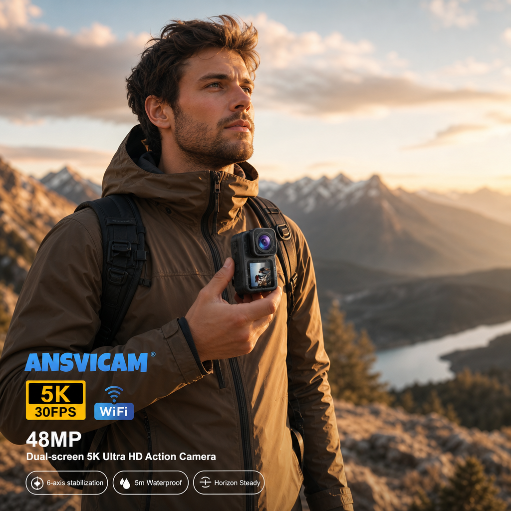 ANSVICAM 5K Actionkamera