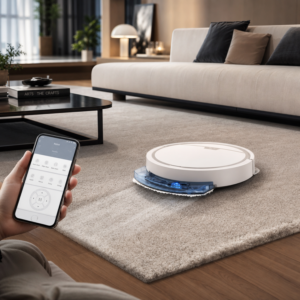Smart Robotstøvsuger med App-styring