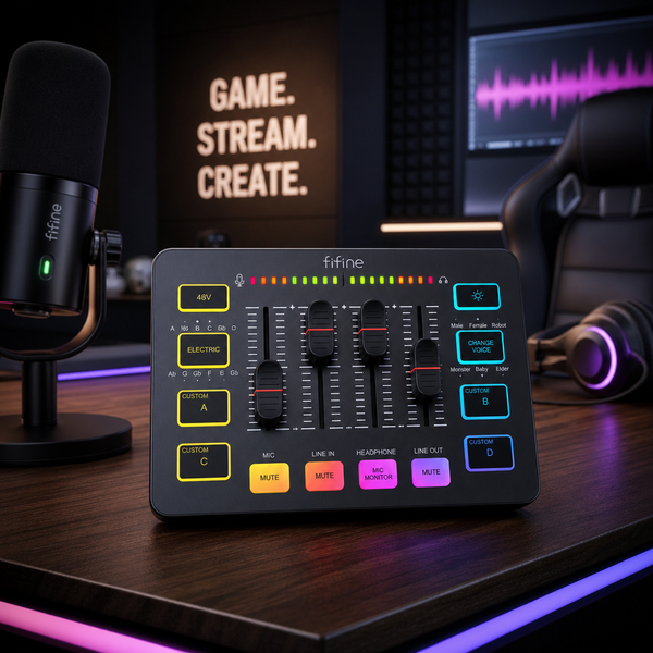 FIFINE AmpliGame SC3 Gaming-mikser