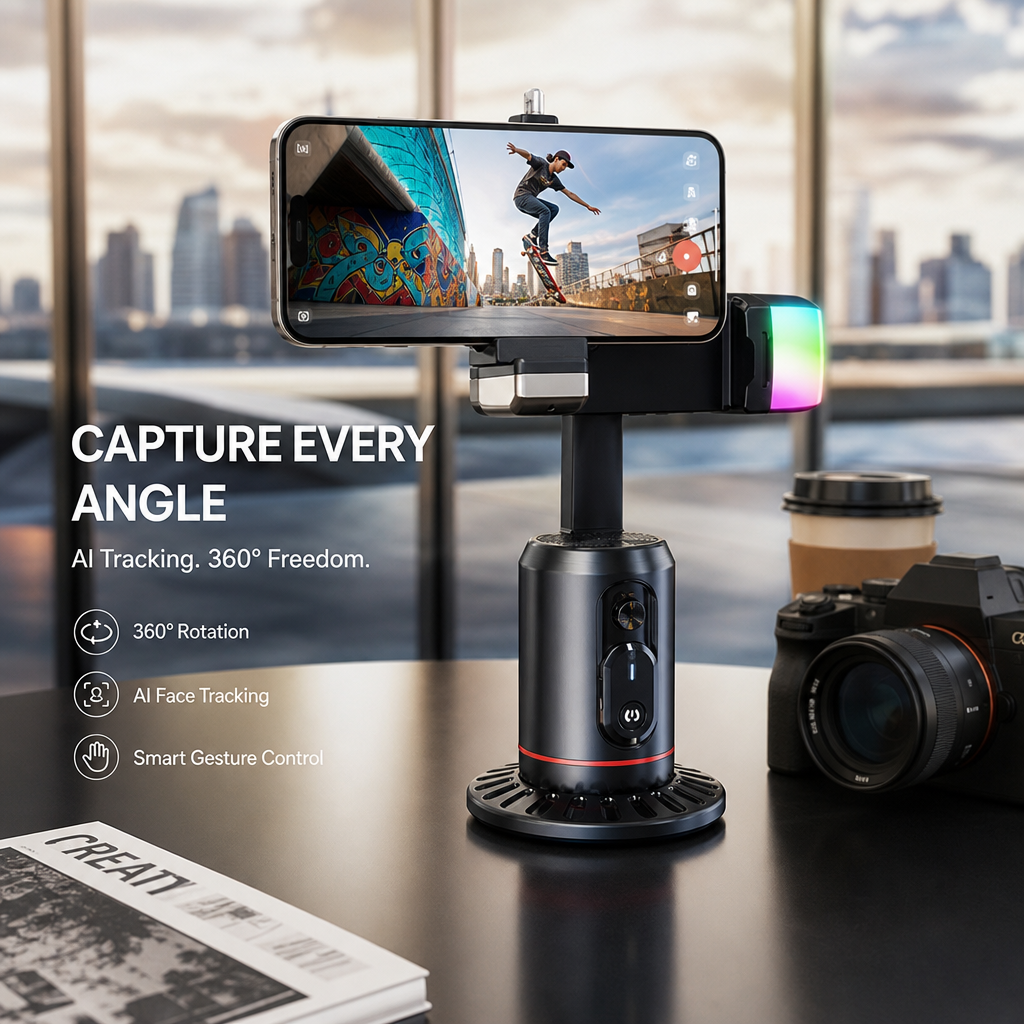 Q02 Gimbal Stabilisator med Fjernkontroll