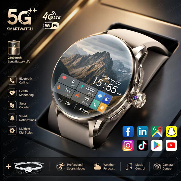 4G Smartklokke med AMOLED & Videosamtale