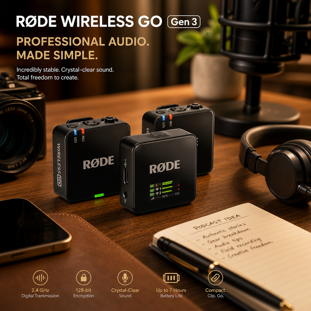 RODE Wireless GO III Mikrofonsystem