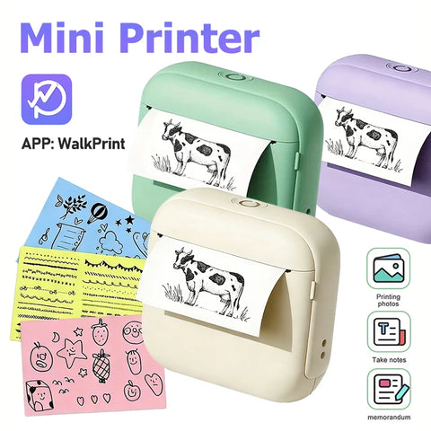 X6 Blekkfri Mini-printer
