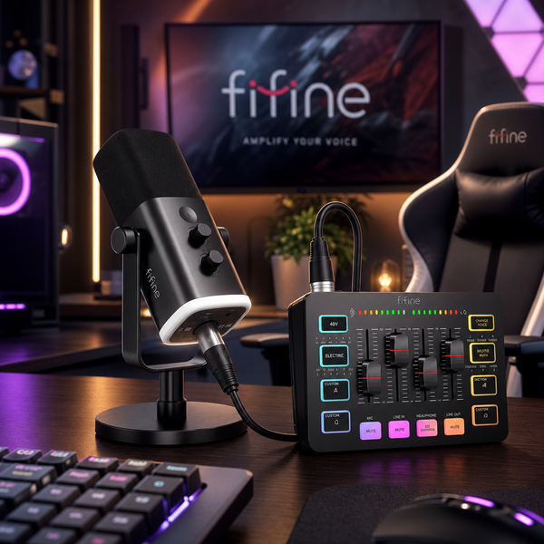 FIFINE Ampligame KS5 Podcast-sett