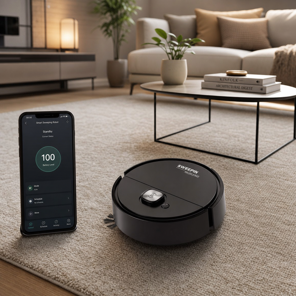 Mini Robotstøvsuger 2026 3-i-1